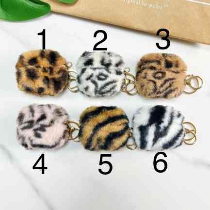 LEOPAR PELUŞ AİRPODS CASE